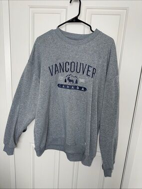 Vancouver Canada Grey Crewneck Sweatshirt